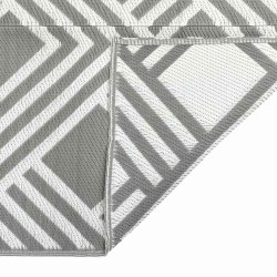 Tapis d'extérieur ARAKIL Gris Polyester 300 x 400 cm Tapis imperméable 