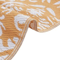 Tapis d'extérieur ARAKIL Orange et blanc Polyester 300 x 400 cm 