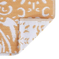 Tapis d'extérieur ARAKIL Orange et blanc Polyester 300 x 400 cm 