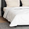Duvet toutes saisons 3 pcs Blanc 240 x 260 cm Microfibre 