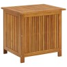 Boîte de rangement de jardin 60x50x58 cm Bois d'acacia solide 