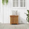 Boîte de rangement de jardin 60x50x58 cm Bois d'acacia solide 