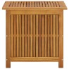 Boîte de rangement de jardin 60x50x58 cm Bois d'acacia solide 