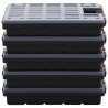 Boîtes d'assortiment 10 pcs 40x30x5 cm Polypropylène 