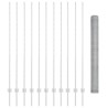 Set de clôtures de jardin Set de 2 Acier galvanisé Moyen Durable 