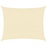 Voile d'ombrage 160 g/m² Crème 6x8 m PEHD 