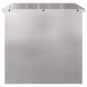 Coffre de rangement extérieur - Argent - 55 x 50,5 x 50 cm - Acier inoxydable 