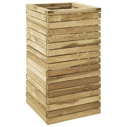 Lit surélevé de jardin 50x50x100 cm Bois de pin imprégné  