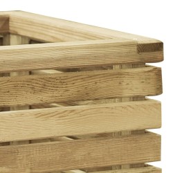 Lit surélevé de jardin 50x50x100 cm Bois de pin imprégné  