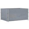 Colliers de palette 3 pcs gris 120x80 cm bois de pin solide 
