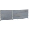 Colliers de palette 3 pcs gris 120x80 cm bois de pin solide 