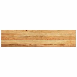Marches d'escalier 2 pcs marron clair 110x25x2 cm chêne massif 