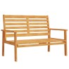 Canapé de jardin 120 cm bois d'acacia massif 