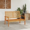 Canapé de jardin 120 cm bois d'acacia massif 