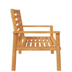 Canapé de jardin 120 cm bois d'acacia massif 