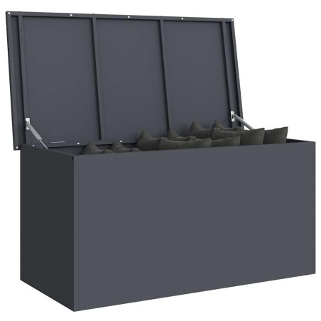 Boîte de Rangement Extérieure Anthracite 100 x 50.5 x 50 cm 