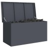 Boîte de Rangement Extérieure Anthracite 100 x 50.5 x 50 cm 