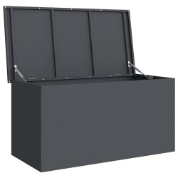 Boîte de Rangement Extérieure Anthracite 100 x 50.5 x 50 cm 
