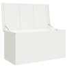Boîte de Rangement Extérieure Blanc 100 x 50.5 x 50 cm 