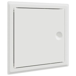 Panneau d'Accès 2 pcs Blanc 20 x 20 cm acier 