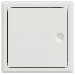 Panneau d'Accès 2 pcs Blanc 20 x 20 cm acier 