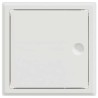 Panneau d'Accès 2 pcs Blanc 20 x 20 cm acier 
