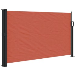 Auvent latéral rétractable terre cuite 120x500 cm 