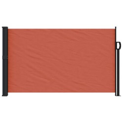 Auvent latéral rétractable terre cuite 120x500 cm 