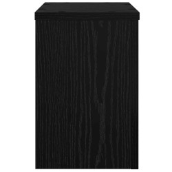 Supports de plantes 2 pcs en chêne noir 20x20x30 cm en bois technique 
