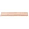 Comptoir de salle de bain 100x60x2,5 cm bois massif de hêtre 