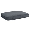 Set de coussins de palette avec oreiller 3 pcs Anthracite 