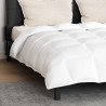 Couette 3 pcs Blanc 200 x 200 cm Bas 