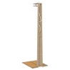 Douche de jardin Beige 60x80x214 cm Poly Rattan 