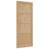 Porte intérieure 'ORKDAL'83x202x4 cm en bois massif de pin 