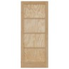 Porte intérieure 'ORKDAL'83x202x4 cm en bois massif de pin 