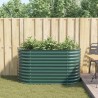 Jardinière Élevée Verte 160x80x81 cm Acier Galvanisé 