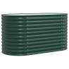 Jardinière Élevée Verte 160x80x81 cm Acier Galvanisé 