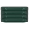 Jardinière Élevée Verte 160x80x81 cm Acier Galvanisé 