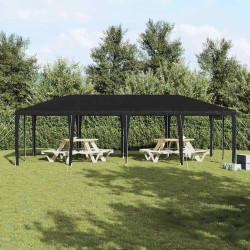 Tente de fête anthracite 8x4 m PE 