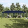 Tente de fête bleue 8x4 m PE 