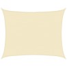 Voile d'ombrage 160 g/m² Crème 6x7 m PEHD 