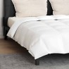 Couette avec oreiller 3 pcs Blanc 240 x 260 cm Bas 