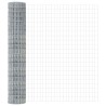 Euro Clôture avec 10 Pieux Argent 1,6x10 m Acier 