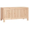 Boîte de rangement de jardin 108x42,5x54 cm Bois massif de pin 