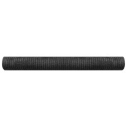 Filet brise-vue Anthracite 1,8x25 m PEHD 75 g/m² 