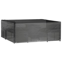 Housse de salon de jardin 16 œillets 250x250x90 cm carré 