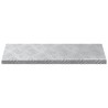 Marches d'Escalier Aluminium - Paquet de 15, Antidérapant, 60x18 cm 