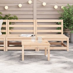 Canapés centraux de jardin 2 pcs Bois de pin massif 