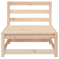 Canapés centraux de jardin 2 pcs Bois de pin massif 