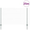 Set de clôture de jardin Lot de 2 Vert Métal, Plastique 